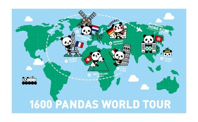 Trước đó, các chú panda đã thực hiện tour vòng quanh thế giới qua nhiều thành phố lớn như Hồng Kông, Kuala Lumpur, Paris, Rome và Đài Bắc...