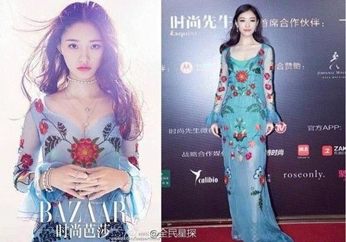 Những góc ảnh cho thấy Lâm Duẫn nhái hoàn toàn phong cách đàn chị Nghê Ni.
